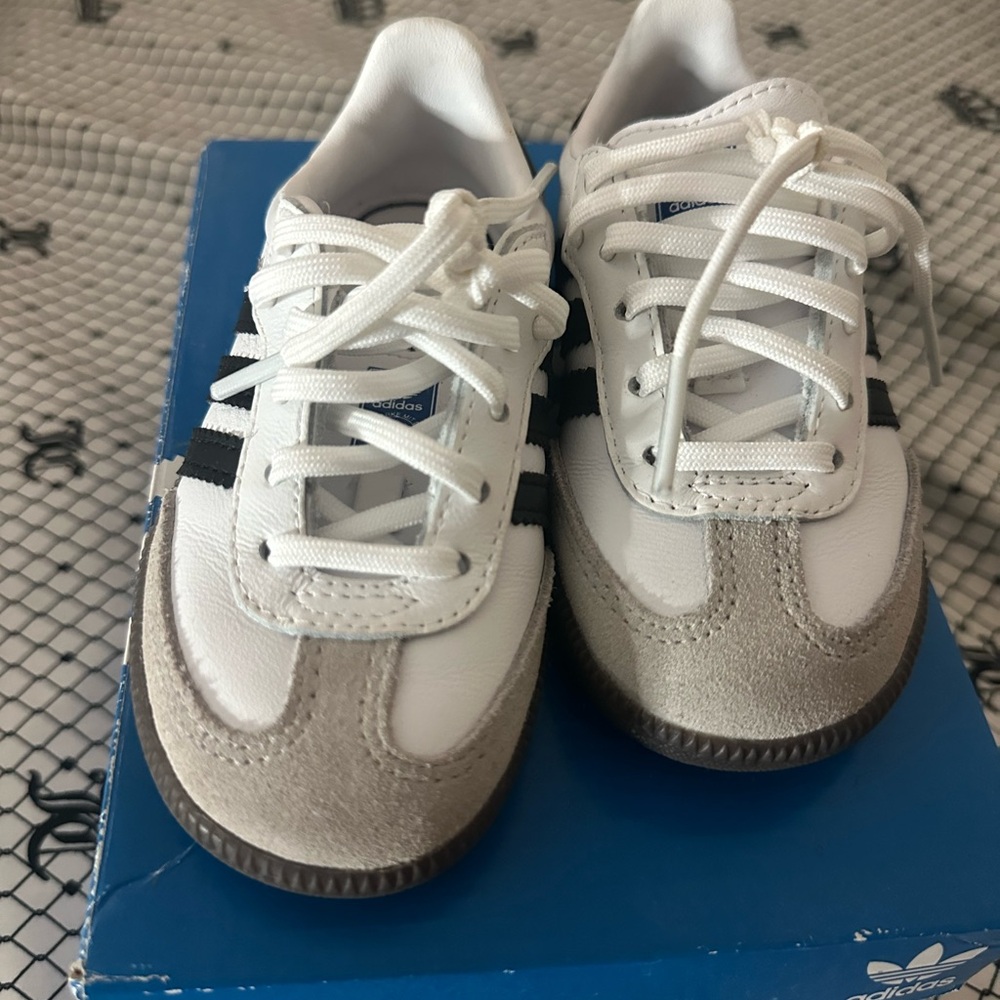 Adidas White and Gray Sneakers Classic Design